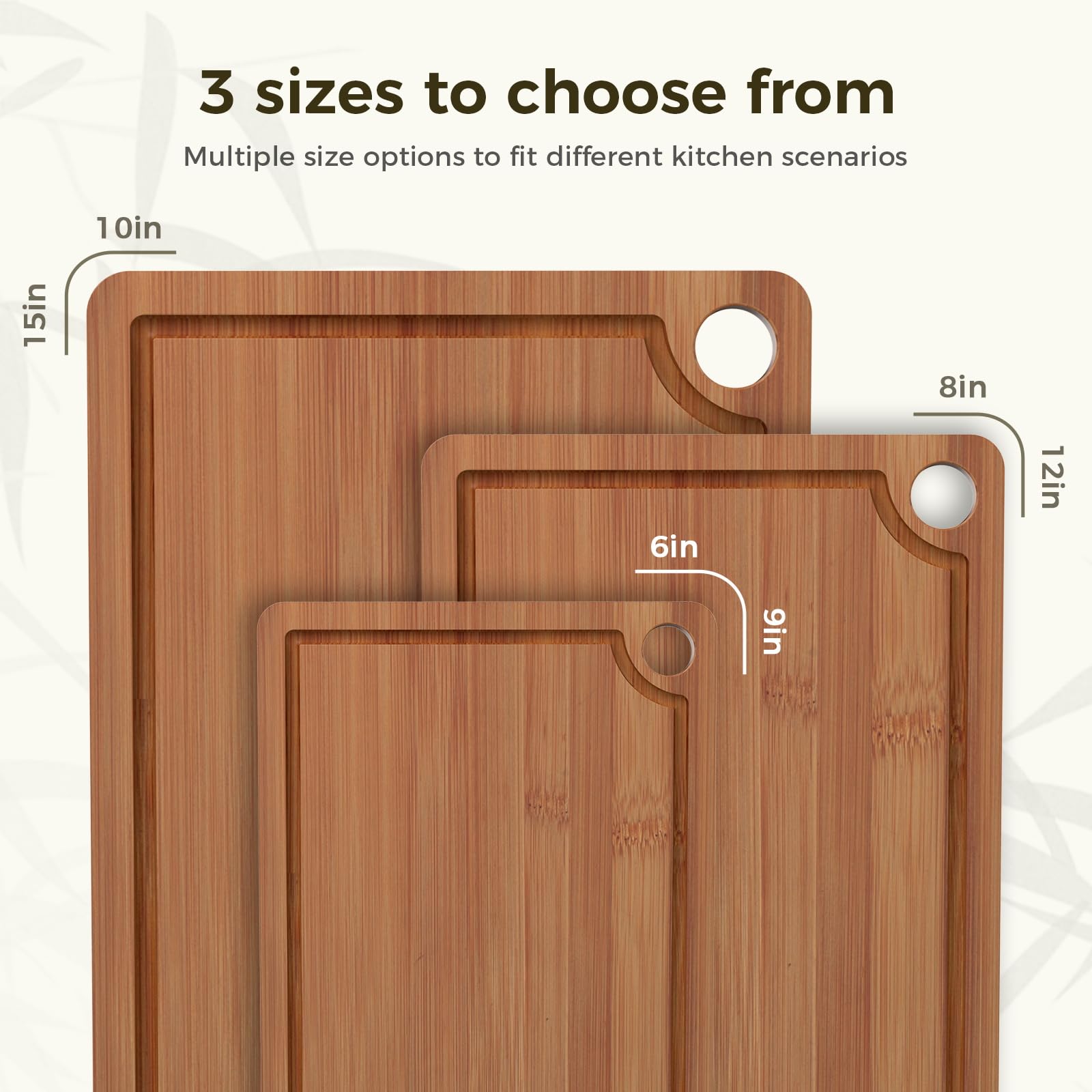 BNBUN charred surface bamboo board resists moisture and cracking