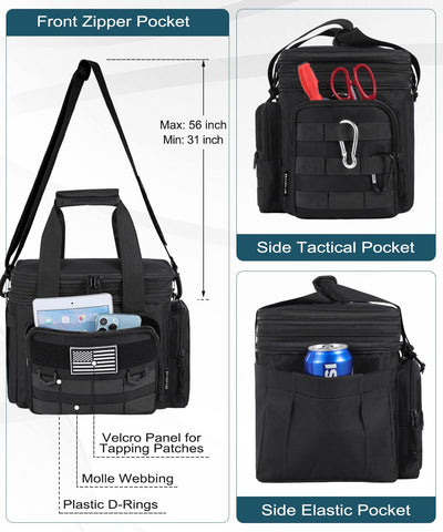 BNLCD front pocket design for flags or labels and organized snack space.