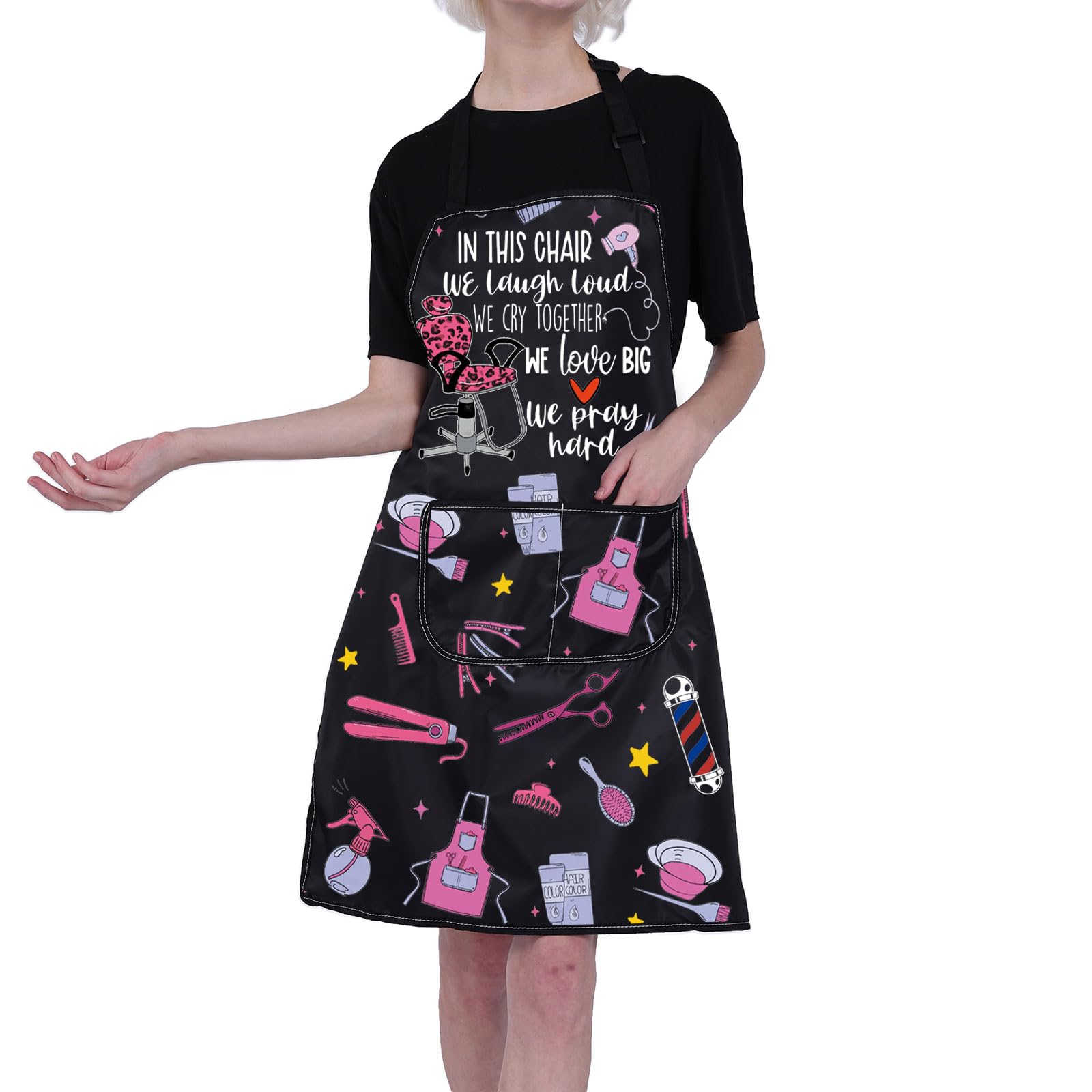 BNQL Hair Stylist Apron Multi-Use suitable for work, cooking, crafts, and more.