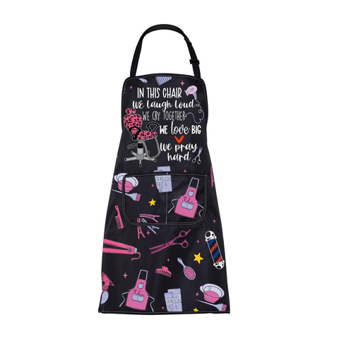 BNQL Hair Stylist Apron with Pockets keeps essentials within reach during salon work.