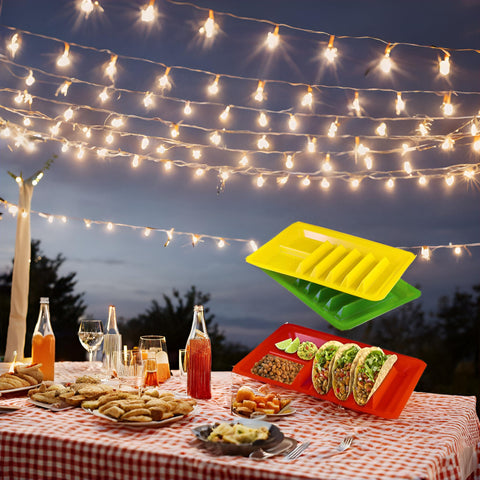 BNYD durable plastic plates designed for everyday meals beyond tacos