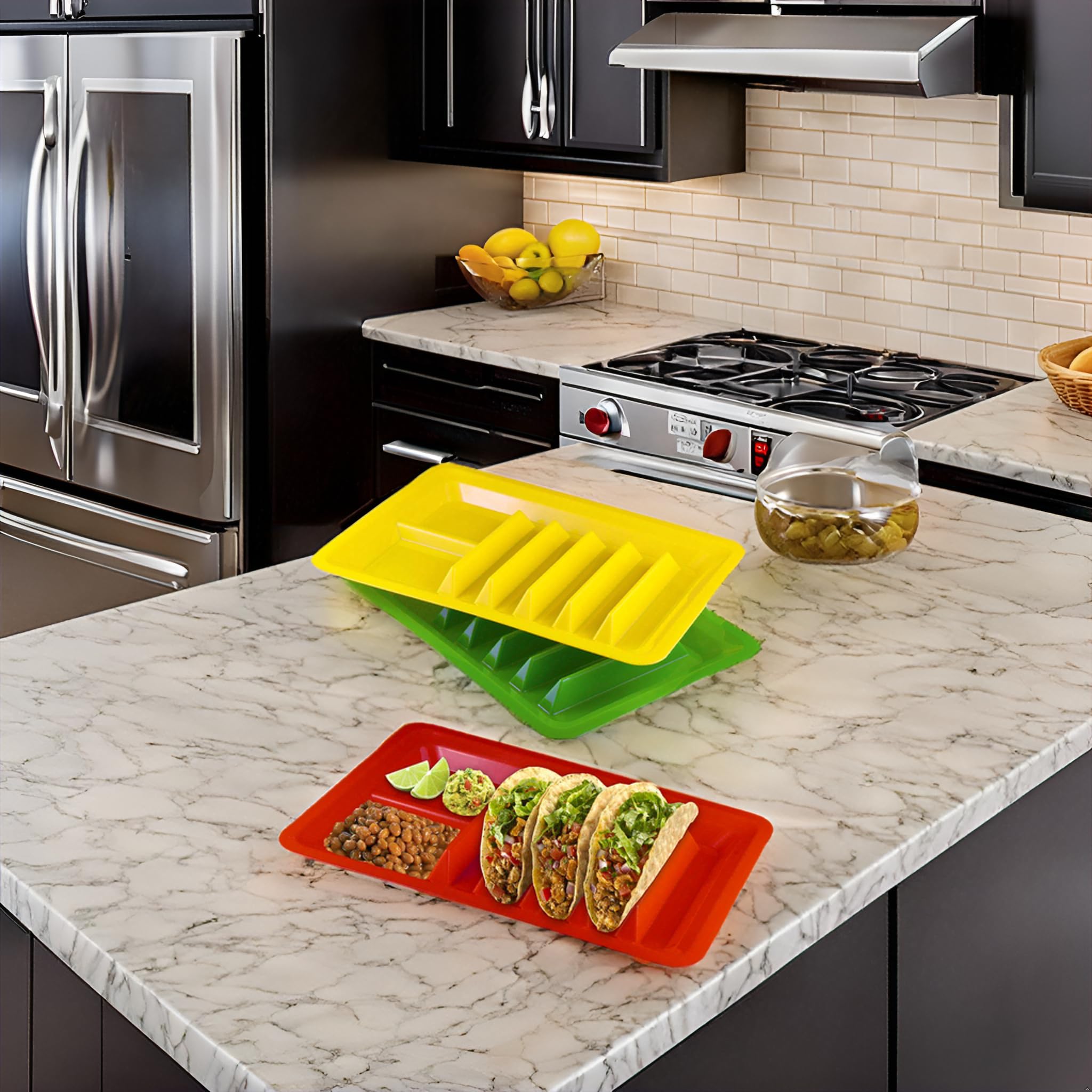 BNYD versatile 3-pack serves salads, sides, or snacks with cheerful color