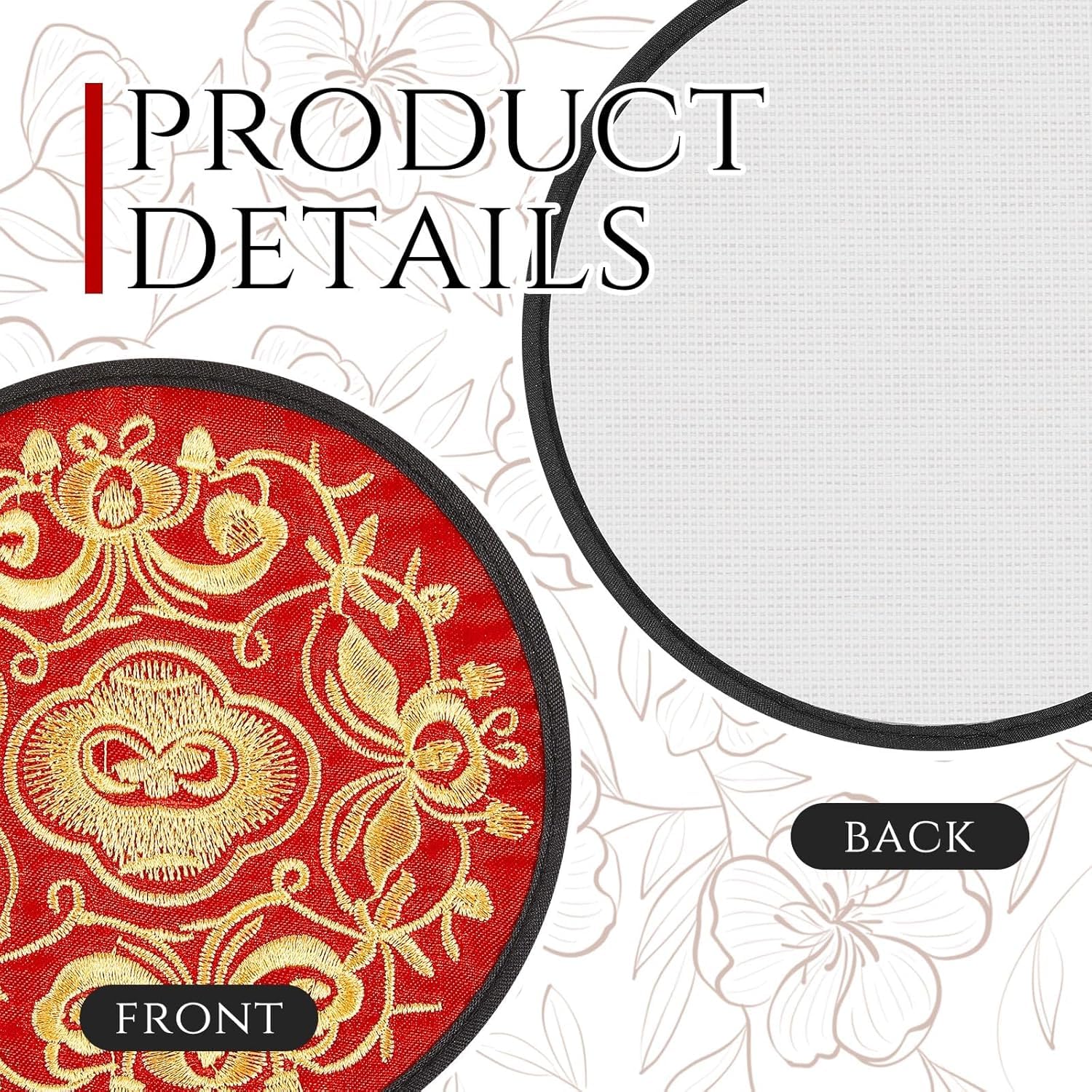 Boao boho Mexican style coaster on table setup with vibrant color.