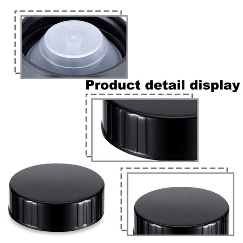 Boao cone seal cap with easy-grip ridge