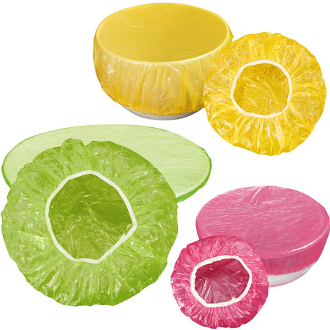 Boao elastic covers green L on bowl ready for fridge or picnic