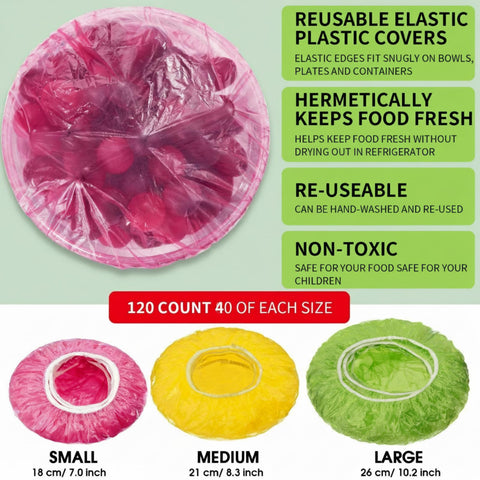 Boao elastic covers yellow M on a bowl keeping items fresh while stored