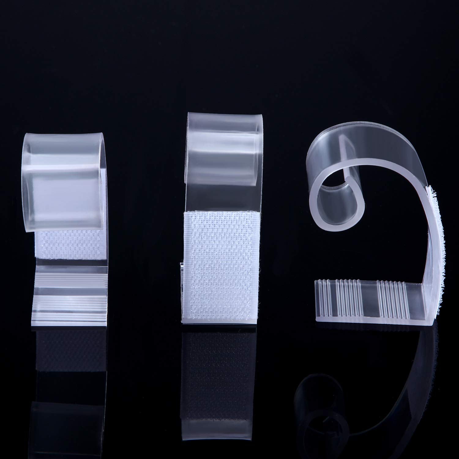 Boao sturdy plastic table skirt clips endure frequent use.