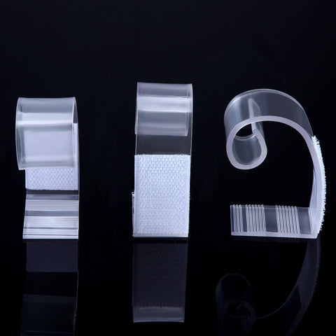 Boao sturdy plastic table skirt clips endure frequent use.