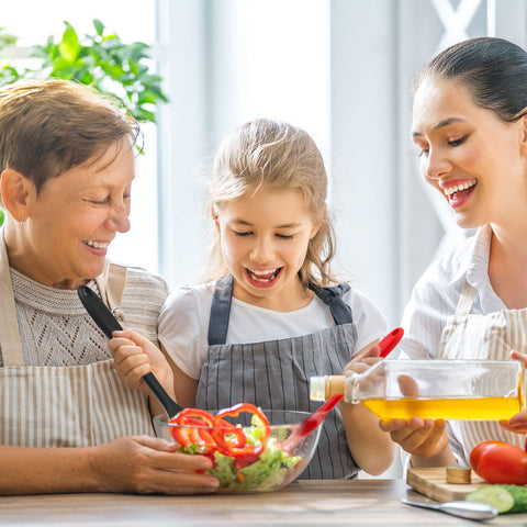 Boao nonstick-friendly spoons prevent scratches during cooking.