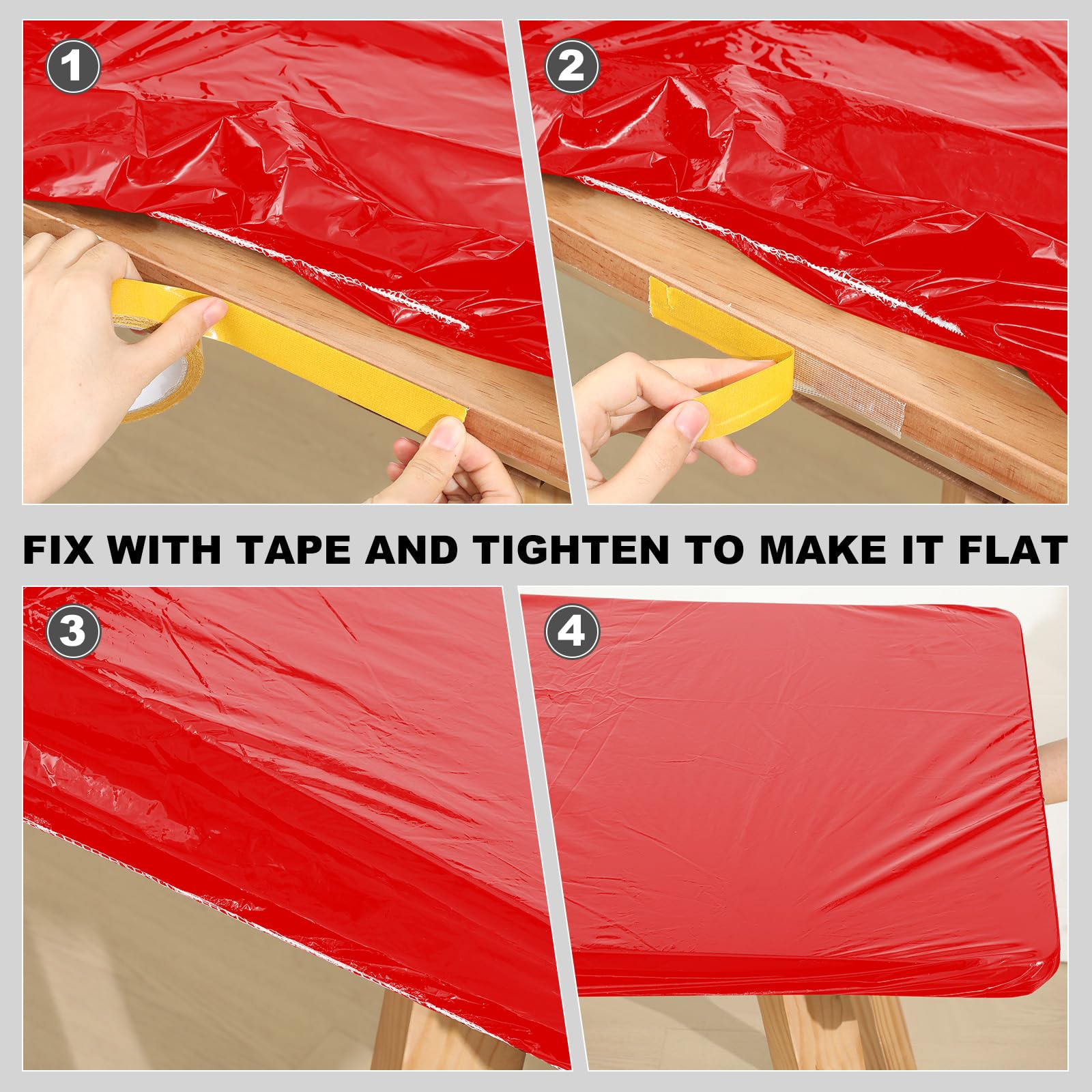 Boao six-pack tablecloths provide ready replacements for busy hosts.