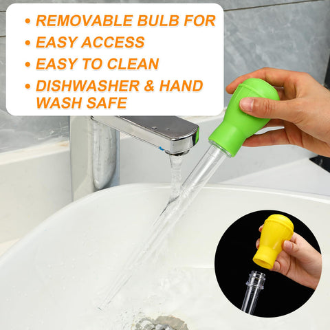 Boao turkey baster green 11 inch helps collect pan juices cleanly