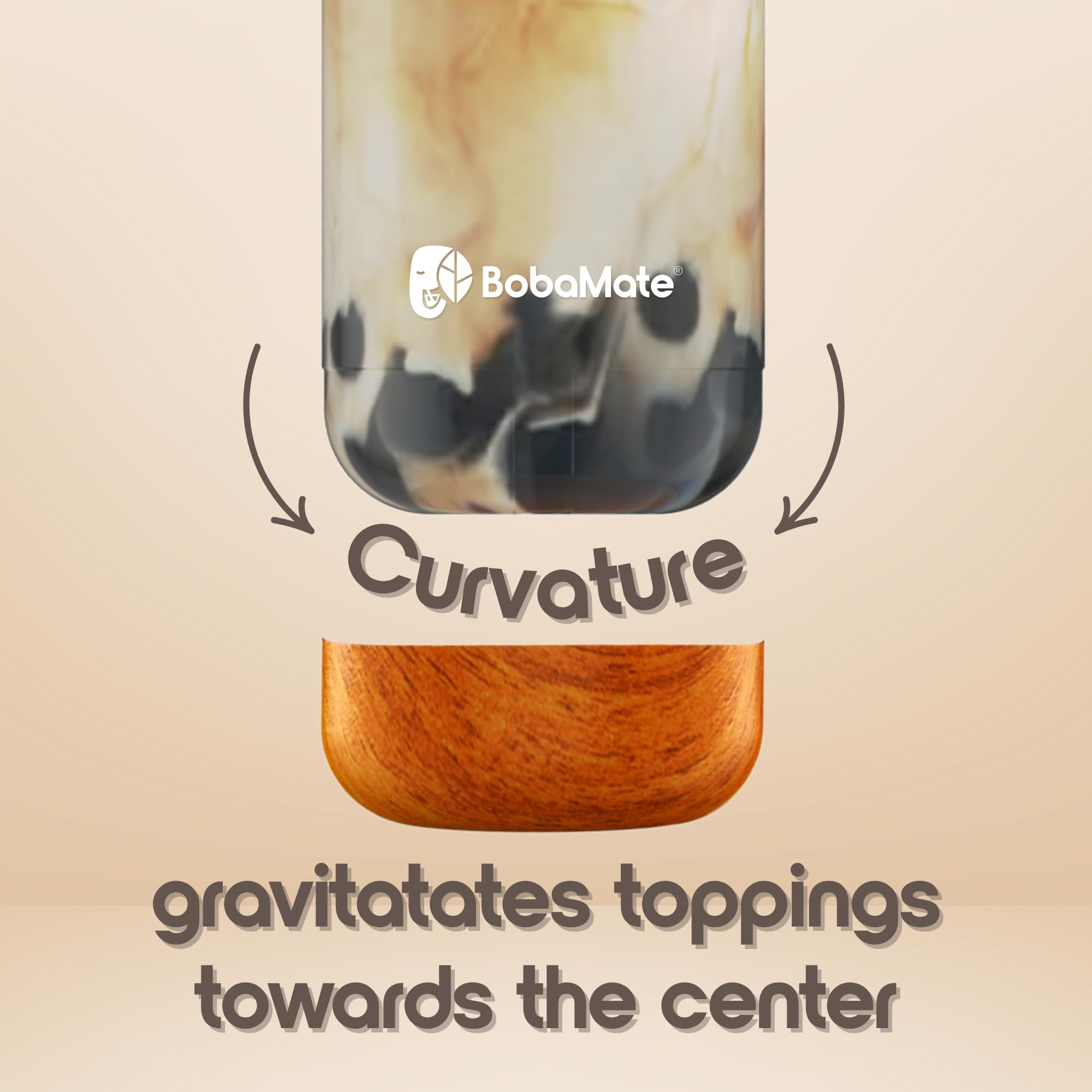 BobaMate helps enjoy chewy boba pearls without extra utensils.