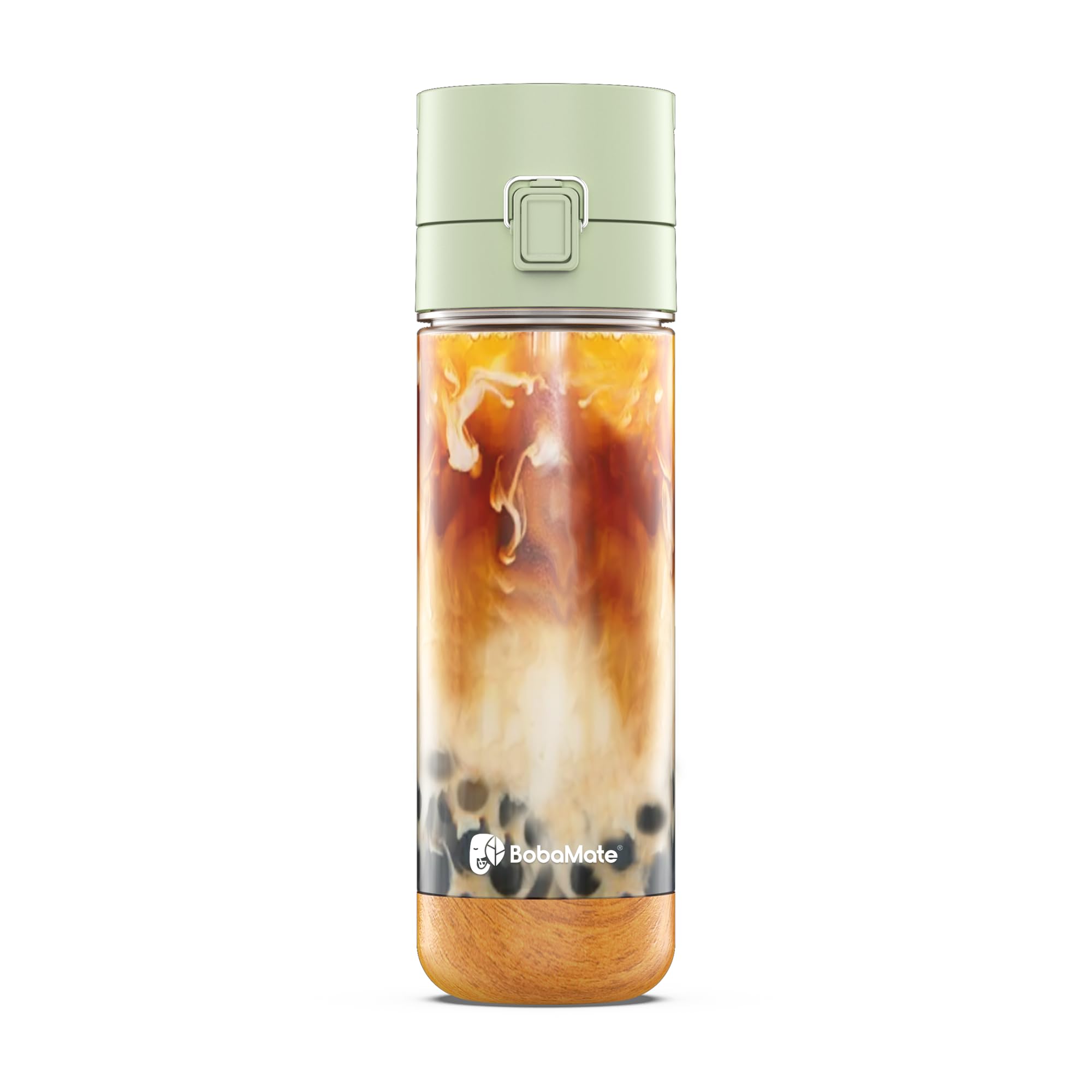 BobaMate 25oz cup with built-in straw for smooth sipping and boba enjoyment.