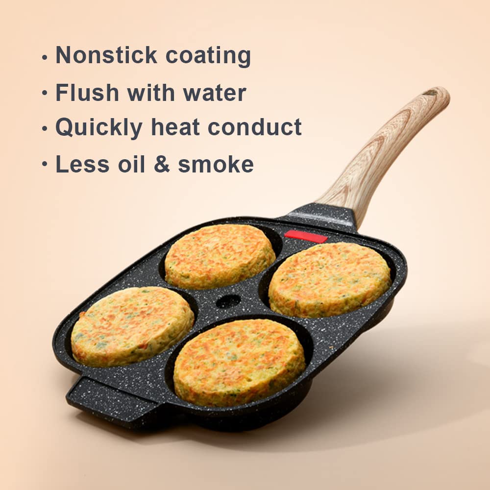 Bobikuke aluminium pan provides even heat distribution for consistent cooking
