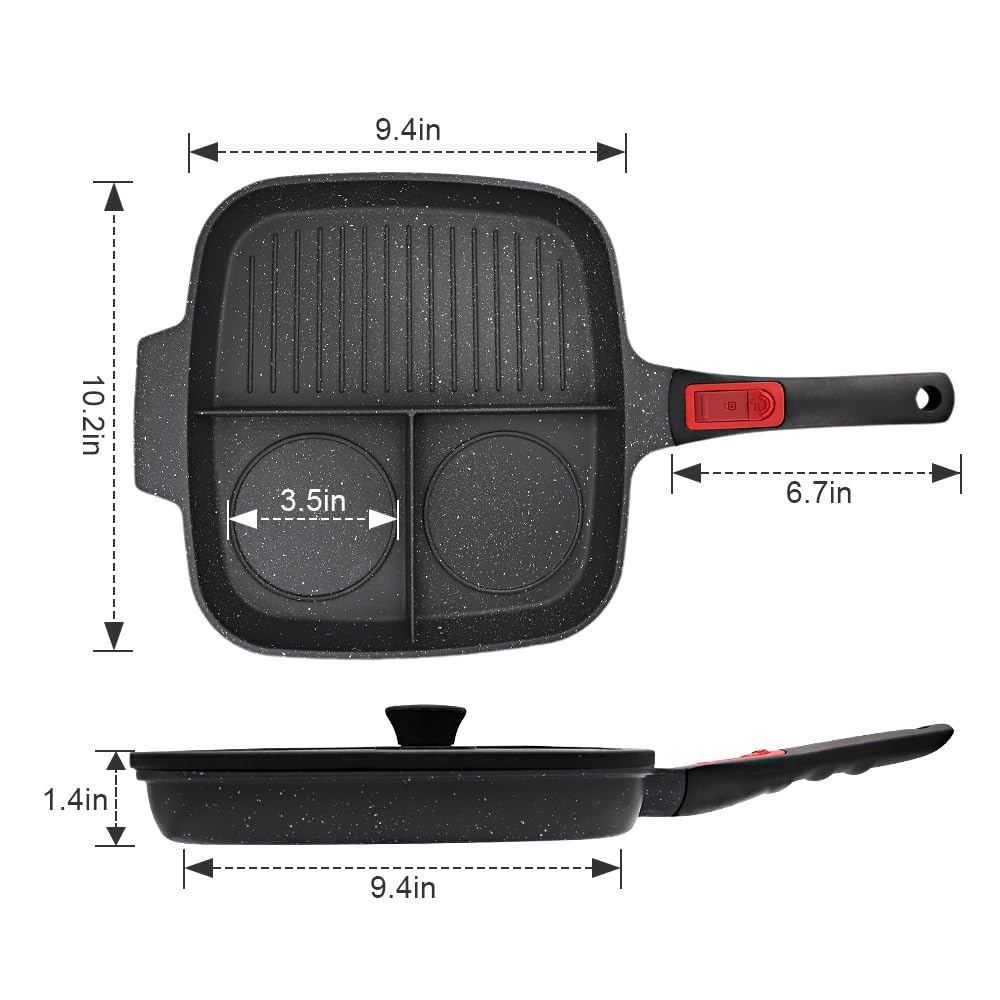 Bobikuke 3-section pan reduces mess and simplifies cleanup after meals