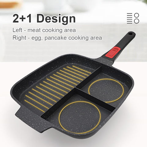 Bobikuke nonstick medical stone coating supports easy cleaning and healthier cooking