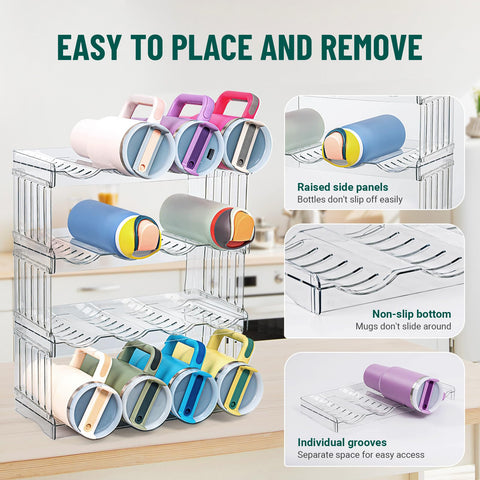 Bobomoment clear PET design blends with any kitchen decor.