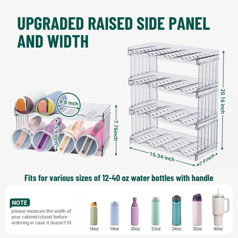 Bobomoment stackable bottle rack showing easy-assembly design for versatile storage.