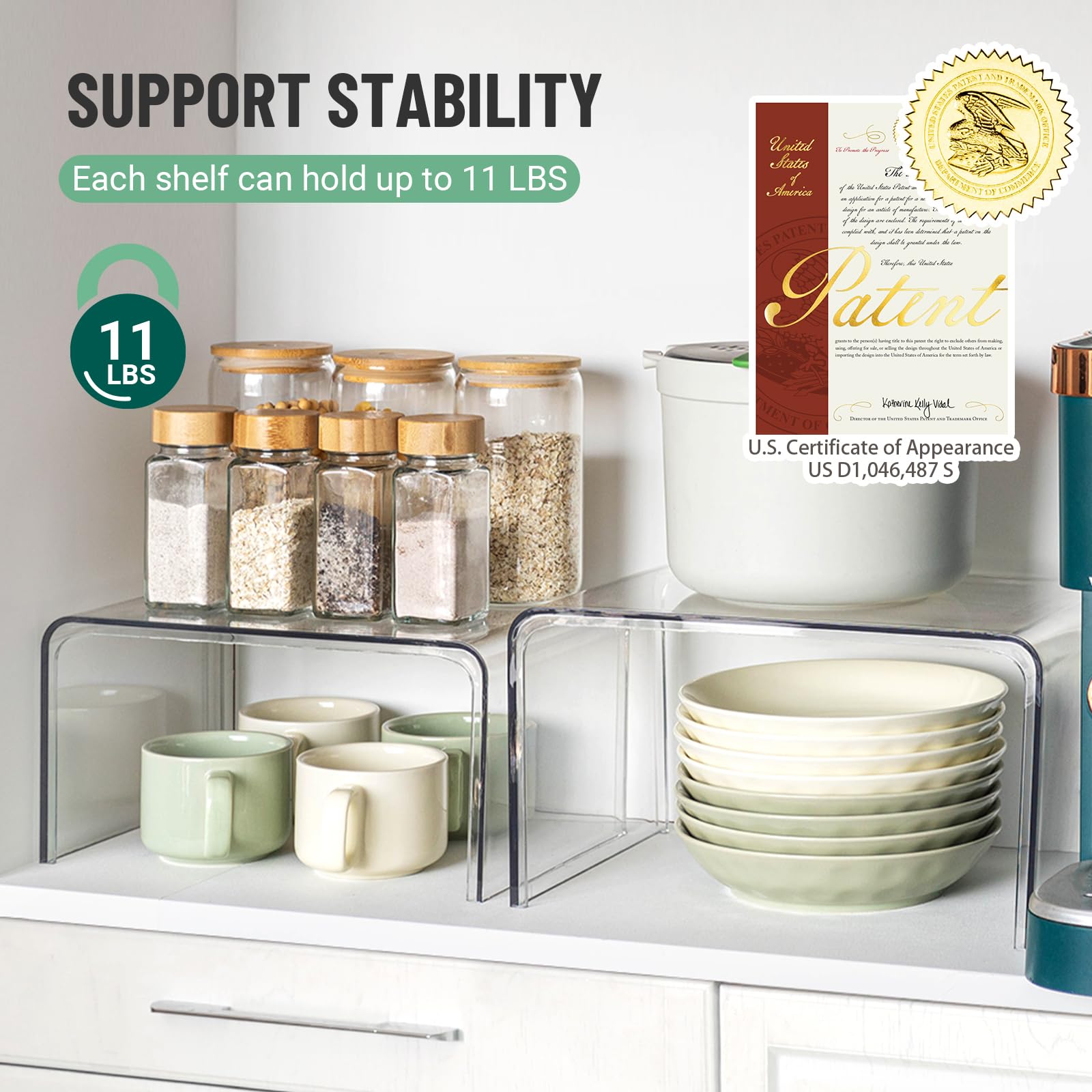 Bobomoment two sizes fit spices and small canisters with stable stacking.
