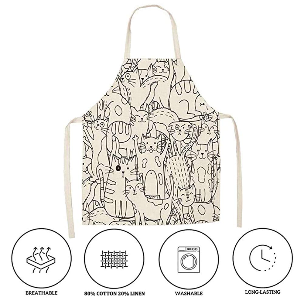 BOCTTCBO washable apron - easy care with machine washing.