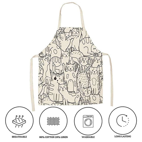 BOCTTCBO washable apron - easy care with machine washing.