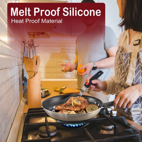 BodiCal spatulas resist heat up to 600°F for high-heat cooking