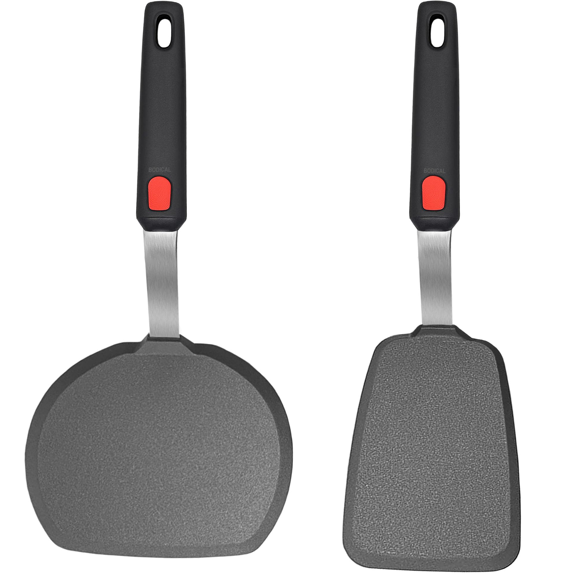 BodiCal pancake spatula set of 2 flipping pancakes on nonstick cookware