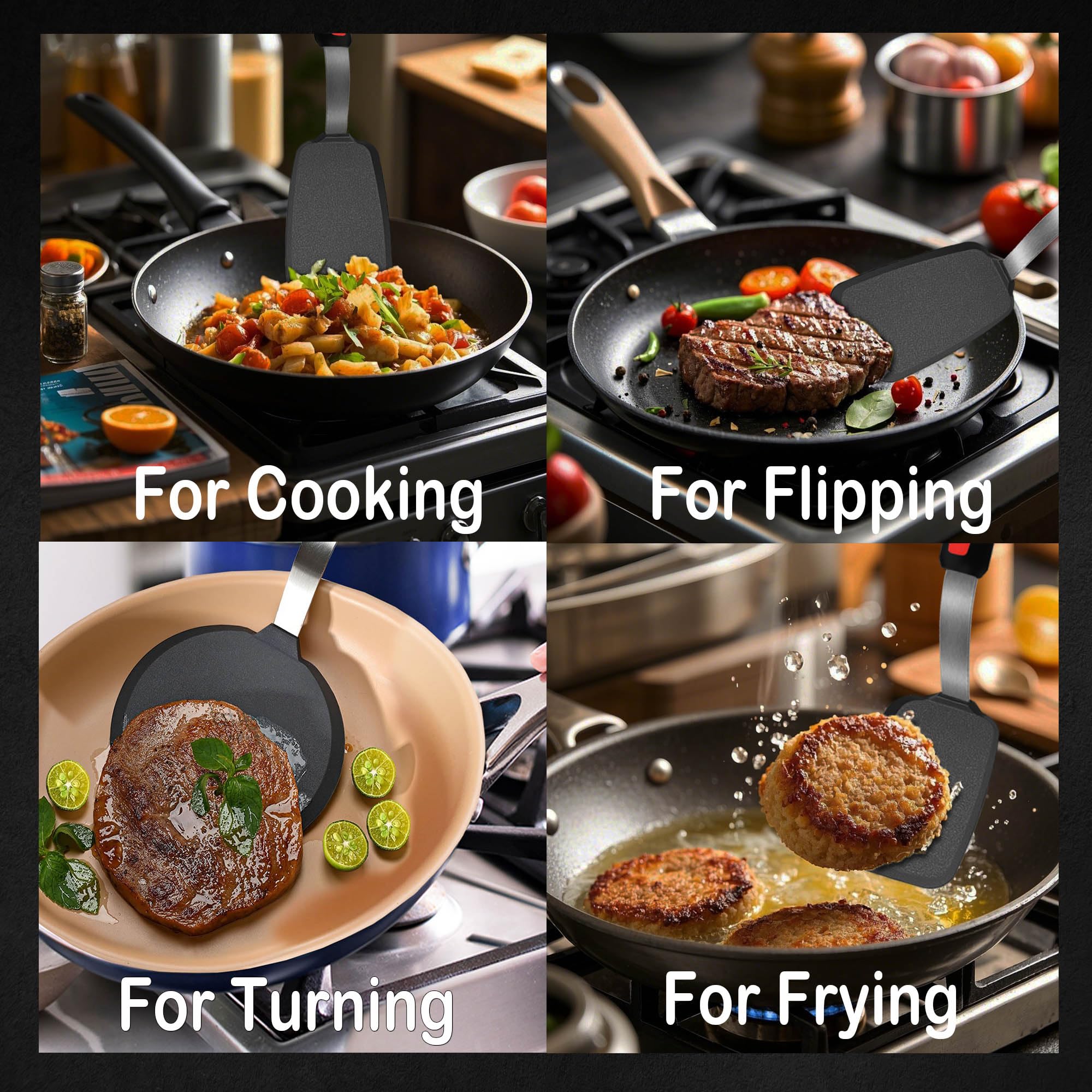 BodiCal spatula set showing outer silicone over stainless-steel core