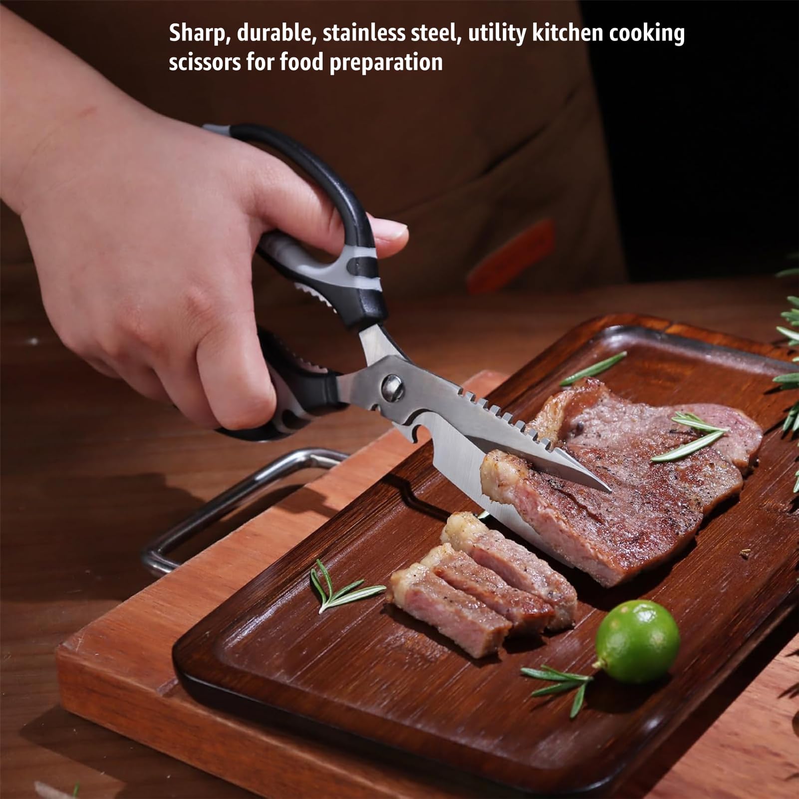 BoFuYuan Kitchen Scissors fish scale scraper for quick seafood prep.