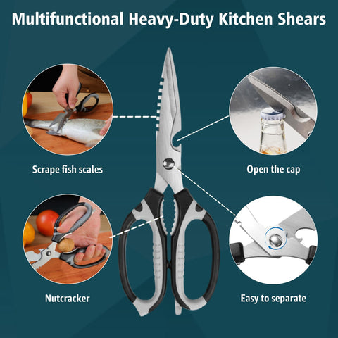 BoFuYuan Kitchen Scissors premium packaging box highlights gift-ready presentation.