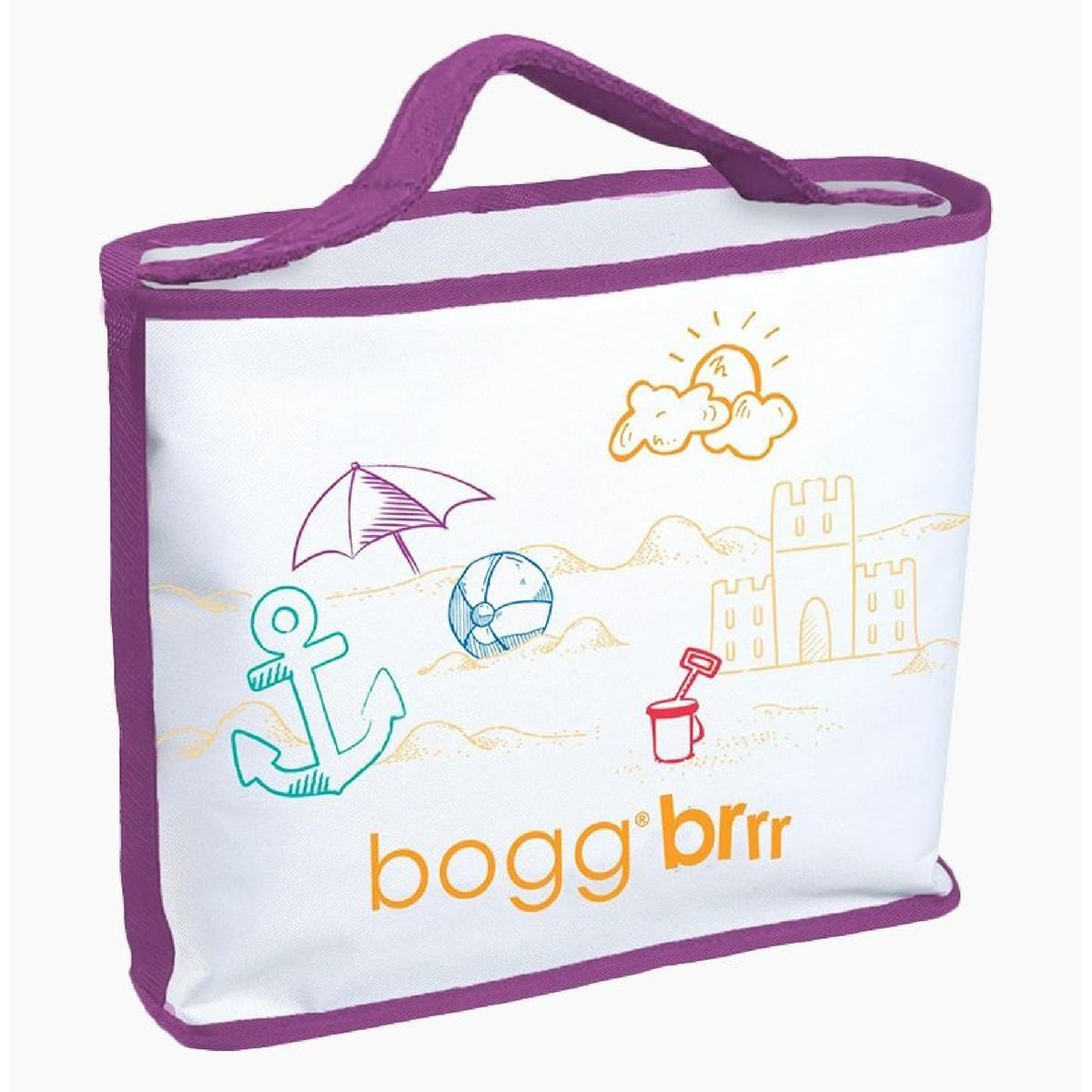 BOGG BAG Bitty Brrr insert, portable cooler for beach days with insulated, leak-resistant lining.