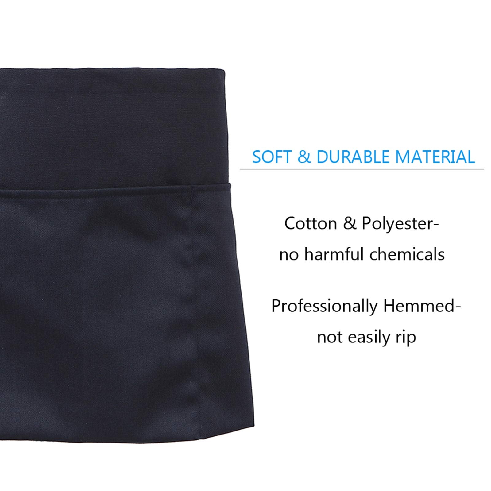 BOHARERS wide-coverage apron keeps essentials handy while serving guests.