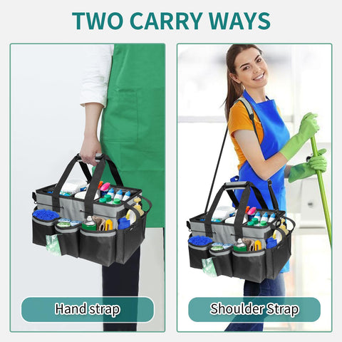 BOHEMIABY cleaning caddy in use in car for on-the-go care