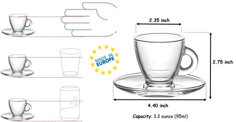 BOHEM'S gift boxed espresso set ideal for housewarmings or birthdays.