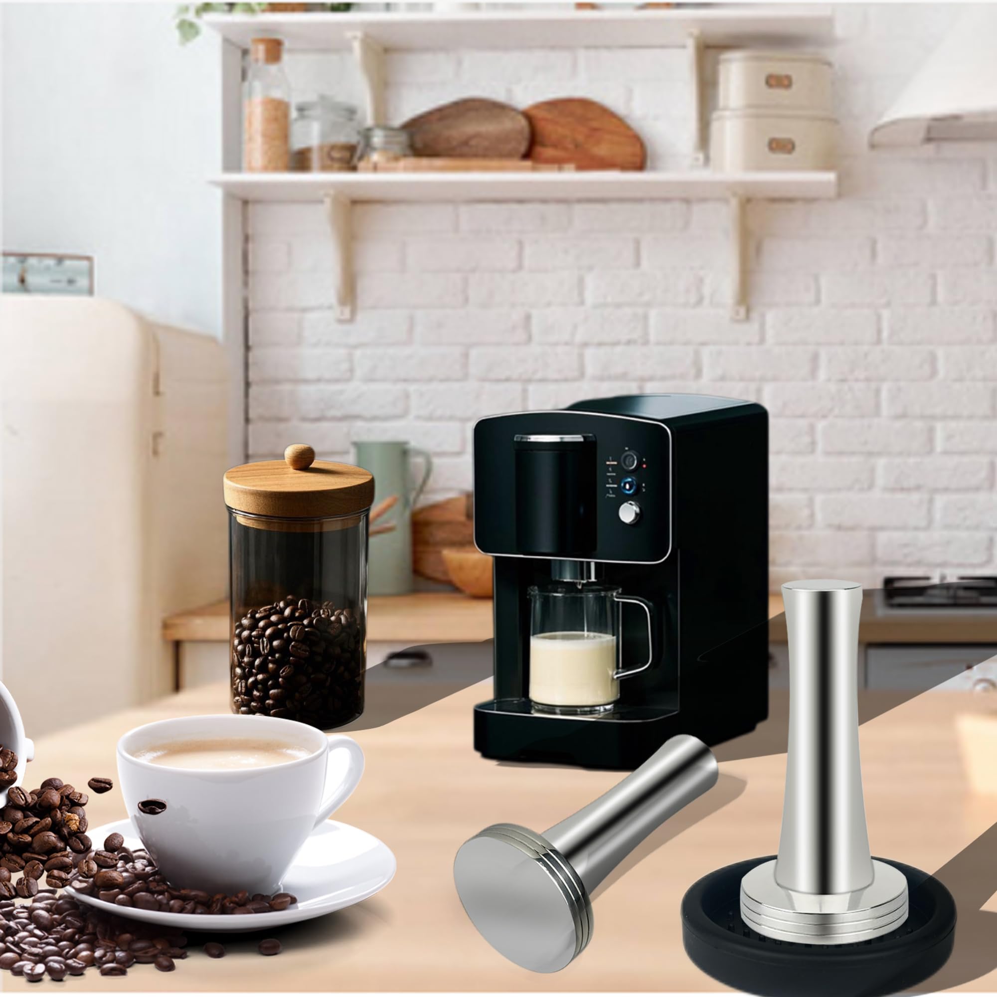 Boicafe cleaning brush reaches tight spots after grinding for quick maintenance
