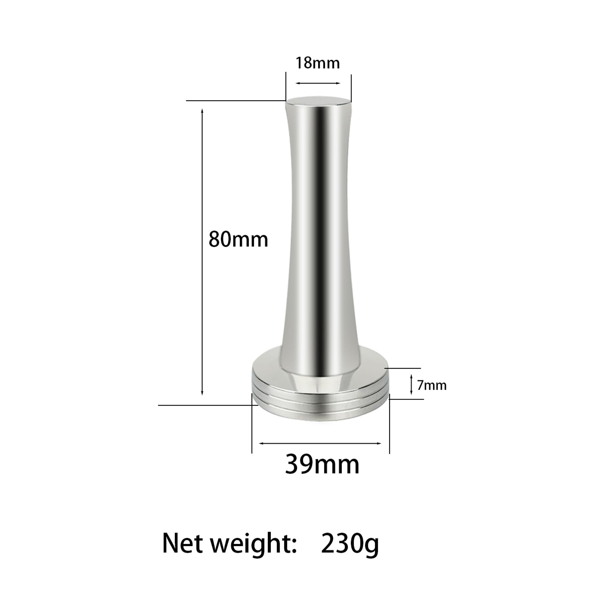 Boicafe included scoop measures coffee grounds precisely before tamping