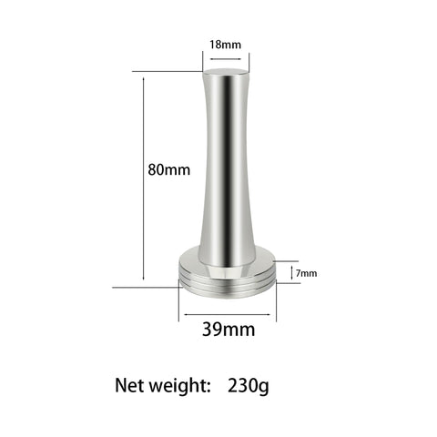 Boicafe included scoop measures coffee grounds precisely before tamping