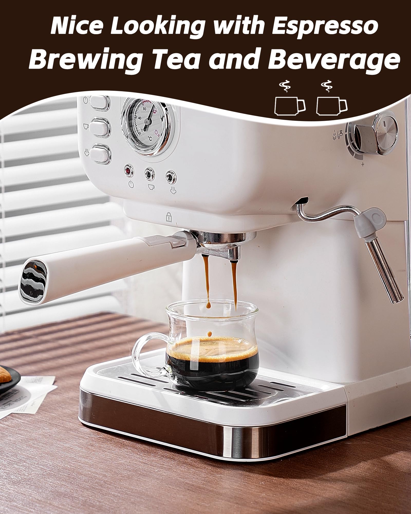 Boilmerit dishwasher-safe espresso glasses for easy cleanup after entertaining