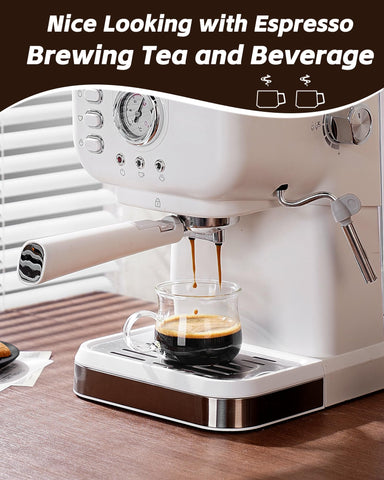 Boilmerit dishwasher-safe espresso glasses for easy cleanup after entertaining