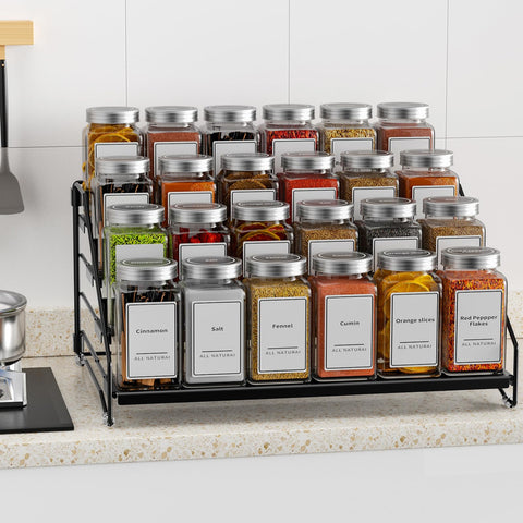 BOIVSHI spice rack dimensions 13x10x6.5 inches for space planning