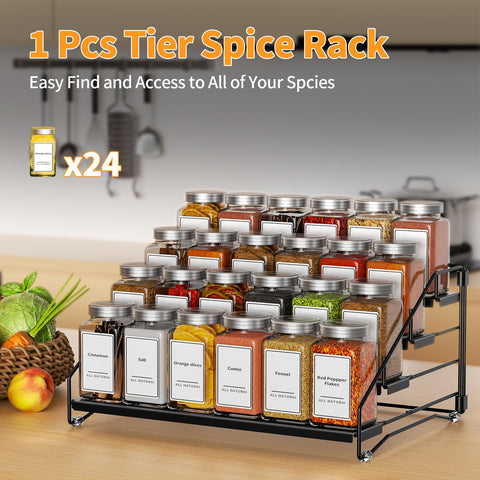 BOIVSHI spice rack folding design for easy assembly and cleaning
