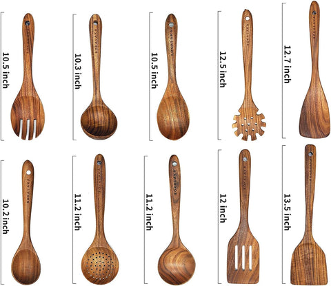 BOKALAKA spoons in use on a non-stick pan for smooth stirring.