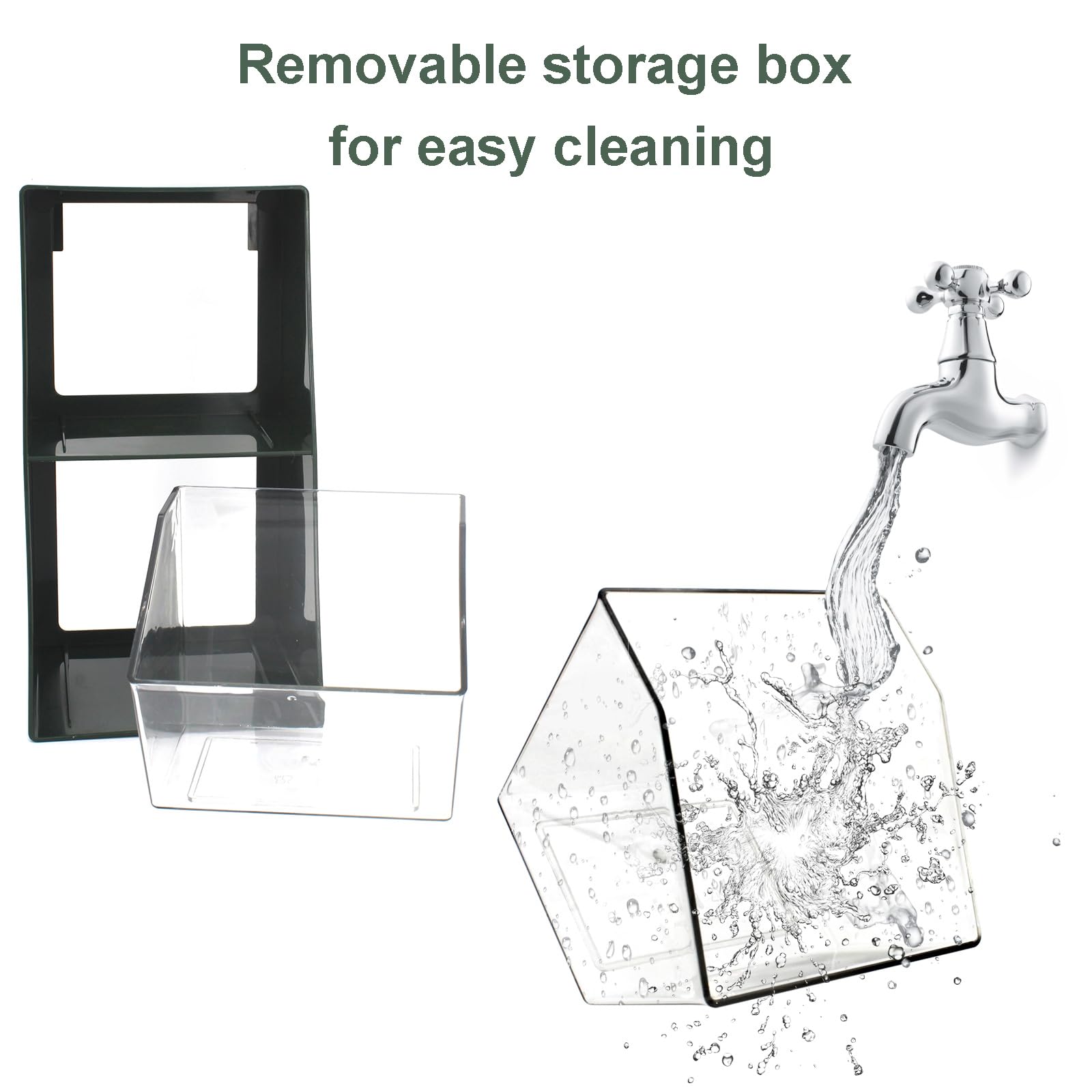 Bokelai countertop organizer with removable bins for flexible storage.