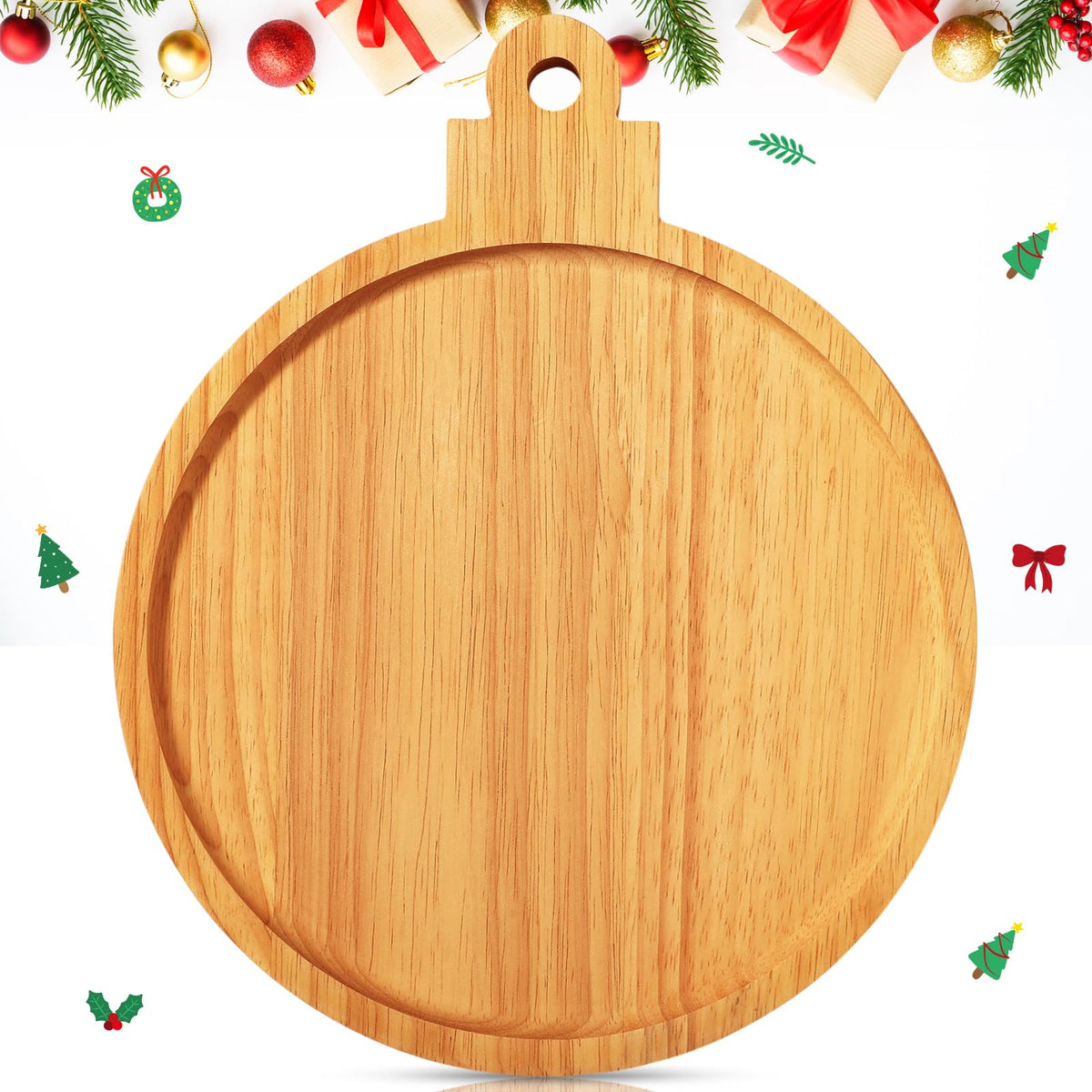 Bokon Christmas ball board showcases cheese and fruit for festive entertaining.