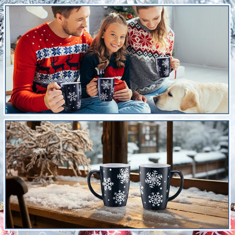Bokon gift pack snowflake mugs conveys thoughtful present for seasonal entertaining