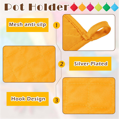 Bokon pot holders with hanging loops keep your kitchen organized and within reach.