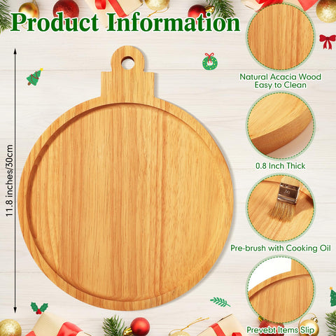 Bokon rubber wood serving tray highlights natural grain and durable everyday use.