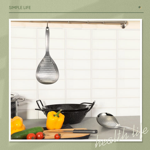 Bokon stainless steel frying strainer resists rust and heat for daily use