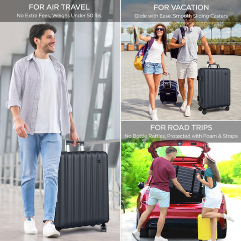 boldworks full load weight stays under 50 pounds for compliant air travel.