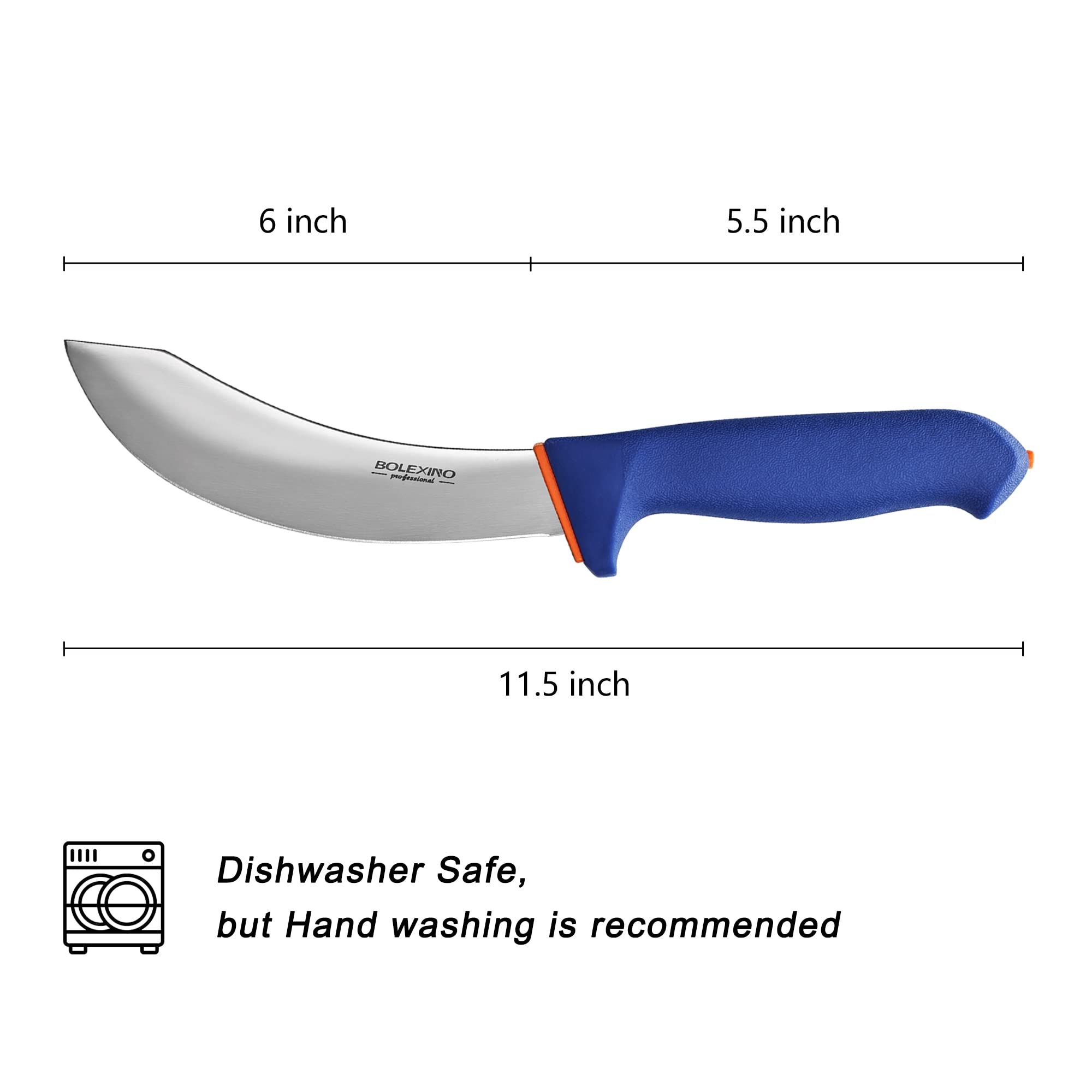 BOLEXINO professional-grade knife suitable for home or restaurant use.